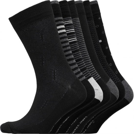 Smith & Jones Blacksmith 7-pack Socks - Alsónemű & strandruhák - Nagyméretű Alsónemű 2XL-8XL