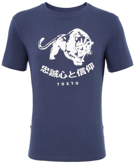 Loyalty & Faith Blocker T-shirt Blue - Pólók - Nagyméretű pólók - 2XL-14XL