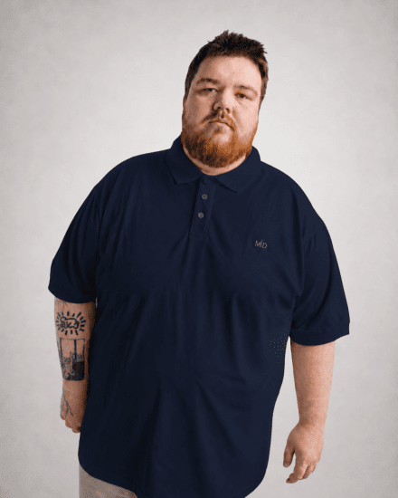 Motley Denim Bratislava Polo Navy - Pólóingek - Galléros Pólók 2XL-8XL - Pólóingek 2XL-8XL