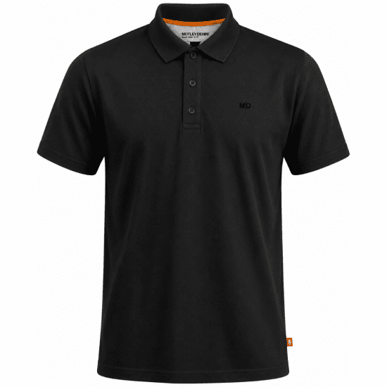 Motley Denim Bratislava Polo Black - Pólóingek - Galléros Pólók 2XL-8XL - Pólóingek 2XL-8XL