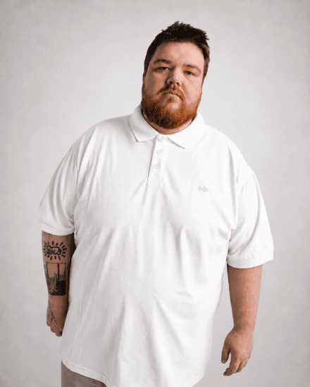 Motley Denim Bratislava Polo White - Pólóingek - Galléros Pólók 2XL-8XL - Pólóingek 2XL-8XL