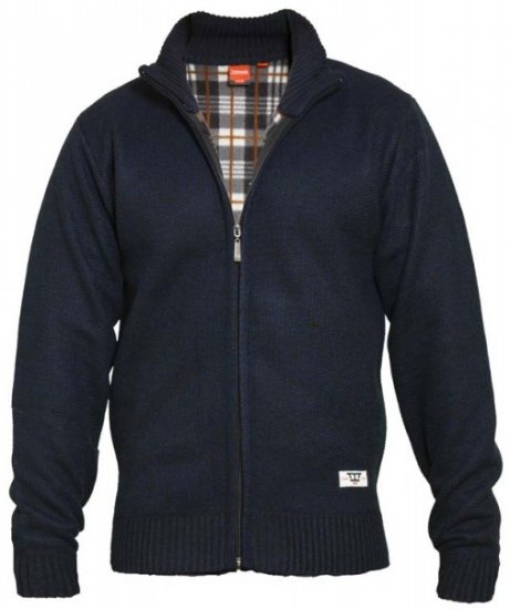 D555 Braxton Sweater Navy - Pulóverek & kapucnis pulóverek - Pulóverek & Kapucnis pulóver 2XL-12XL