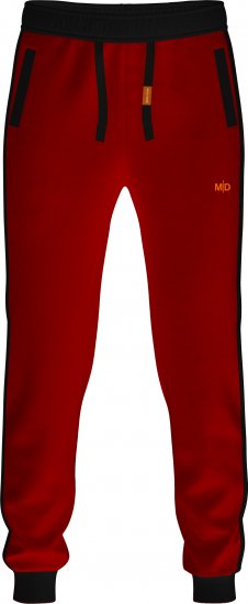 Motley Denim Bremen Sweatpants Red/Black - Melegítőnadrág & rövidnadrág - Melegítőnadrág & Melegítő Rövidnadrág 2XL-12XL