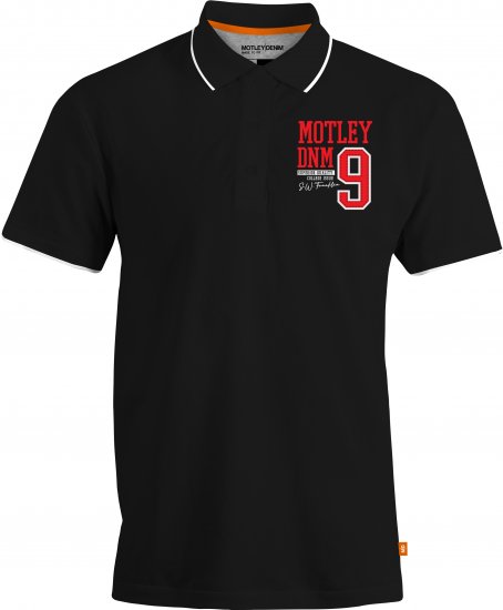 Motley Denim Brighton Polo Black - Pólóingek - Galléros Pólók 2XL-8XL - Pólóingek 2XL-8XL