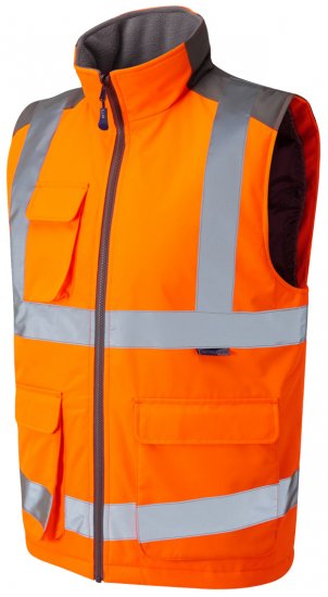 Leo Torrington Bodywarmer Orange - Munkaruha - Nagyméretű Munkaruha 3XL-6XL