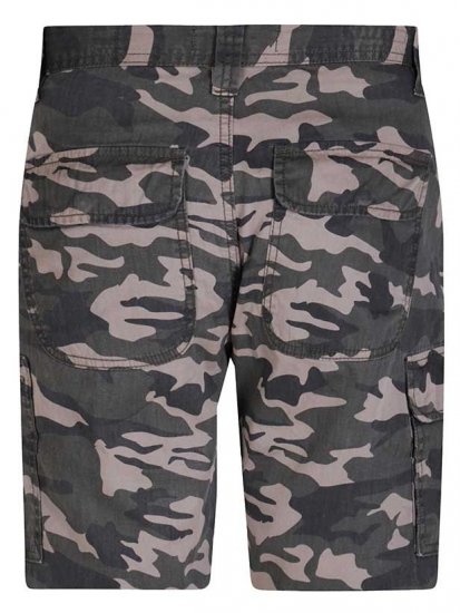 D555 Chadwick Shorts Green Camo - Rövidnadrág - Nagyméretű Rövidnadrág W40-W60