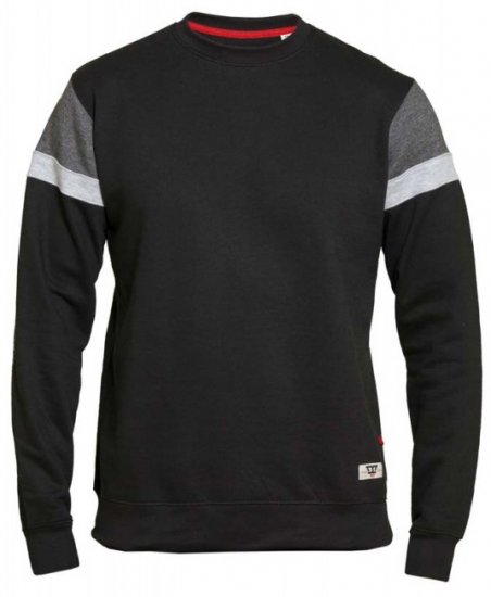 D555 Clermont Sweatshirt Black - Pulóverek & kapucnis pulóverek - Pulóverek & Kapucnis pulóver 2XL-12XL