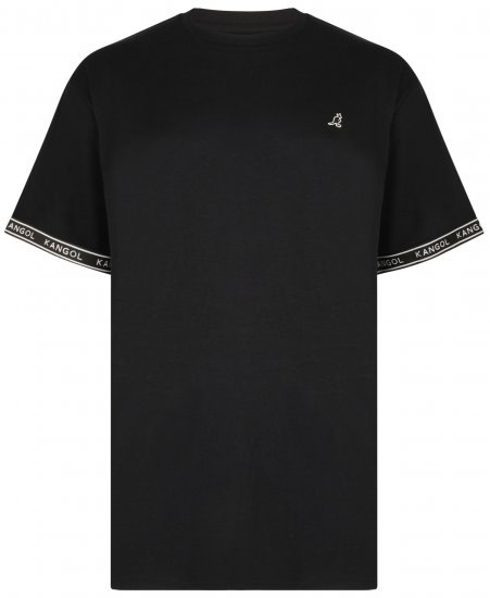 Kangol Descend T-shirt Black - Pólók - Nagyméretű pólók - 2XL-14XL