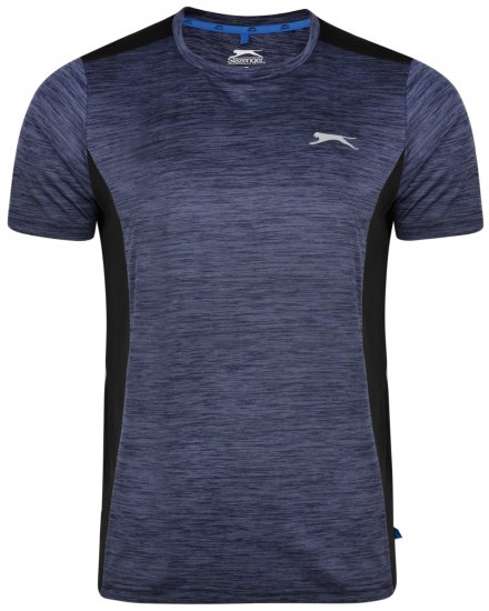 Slazenger Drew T-shirt Navy - Pólók - Nagyméretű pólók - 2XL-14XL