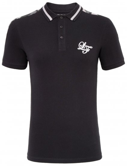 Loyalty & Faith Element Polo Black - Pólóingek - Galléros Pólók 2XL-8XL - Pólóingek 2XL-8XL