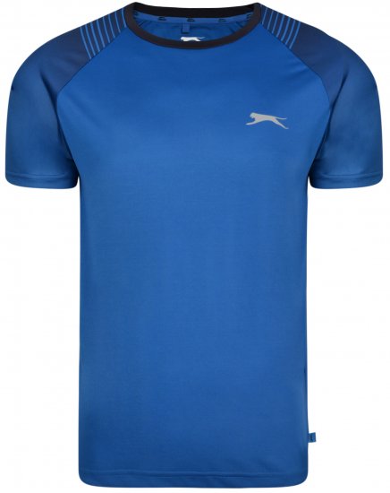 Slazenger Eli T-shirt Blue - Pólók - Nagyméretű pólók - 2XL-14XL