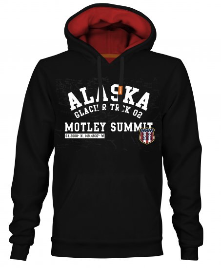 Motley Denim Elland Hoodie Black - Pulóverek & kapucnis pulóverek - Pulóverek & Kapucnis pulóver 2XL-12XL