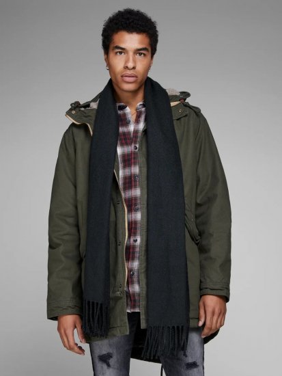 Jack & Jones Solid Sál Fekete - Sálak - 