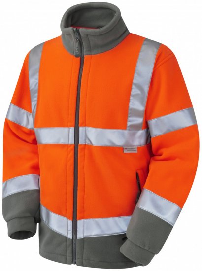 Leo Hartland Fleece Jacket Orange - Munkaruha - Nagyméretű Munkaruha 3XL-6XL