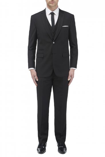 Skopes Madrid Waistcoat Black - Öltönyök - Nagyméretű öltönyök