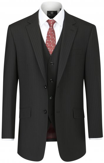 Skopes Darwin Suit jacket Black stripe - Öltönyök - Nagyméretű öltönyök