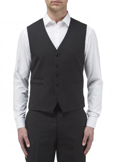 Skopes Madrid Waistcoat Black - Öltönyök - Nagyméretű öltönyök