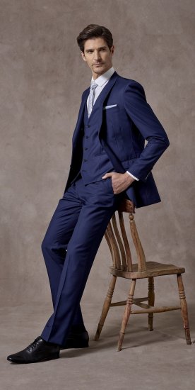 Skopes Kennedy Suit pants Royal Blue - Farmer & nadrág - Farmer és nadrág - W40-W70