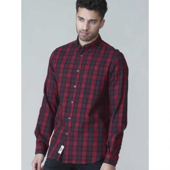 D555 Theo Long Sleeve Check Shirt - Ingek - Ingek 2XL-10XL