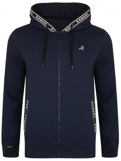 Kangol Foray Hoodie Navy - Pulóverek & kapucnis pulóverek - Pulóverek & Kapucnis pulóver 2XL-12XL