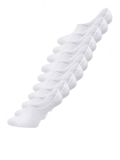 Jack & Jones Basic Bokazoknik Fehér 10-pack - Alsónemű & strandruhák - Nagyméretű Alsónemű 2XL-8XL