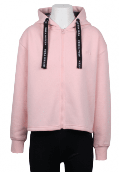 Nora Mikken GERTRUD Cropped Hoodie Pink - Pulóverek & Kapucnis pulóverek - 