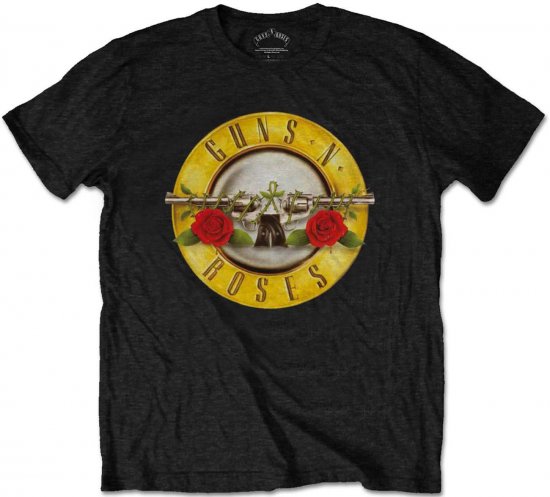 Guns N' Roses Classic logo T-shirt Black - Pólók - Nagyméretű pólók - 2XL-14XL