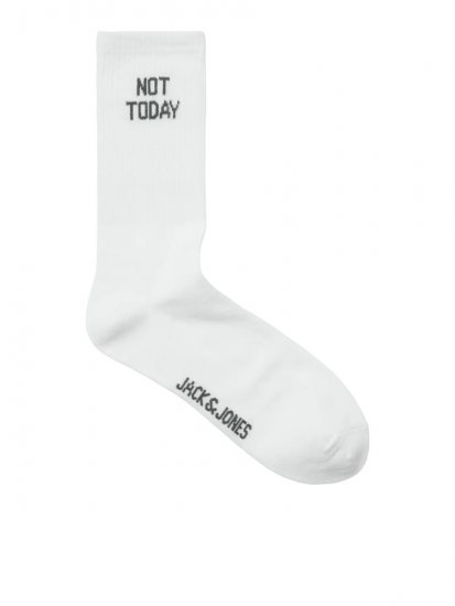 Jack & Jones Power Statements Teniszzoknik Fehér 3-pack - Alsónemű & strandruhák - Nagyméretű Alsónemű 2XL-8XL
