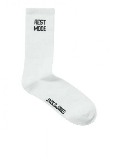Jack & Jones Power Statements Teniszzoknik Fehér 3-pack - Alsónemű & strandruhák - Nagyméretű Alsónemű 2XL-8XL