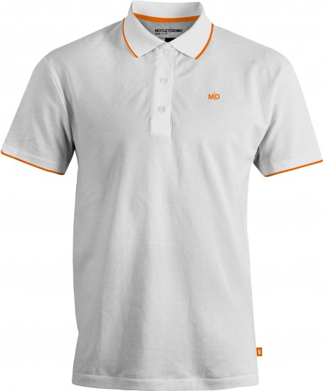 Motley Denim Helsinki Polo White - Pólóingek - Galléros Pólók 2XL-8XL - Pólóingek 2XL-8XL
