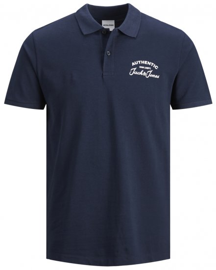 Jack & Jones JJHERO Polo Navy - Pólóingek - Galléros Pólók 2XL-8XL - Pólóingek 2XL-8XL