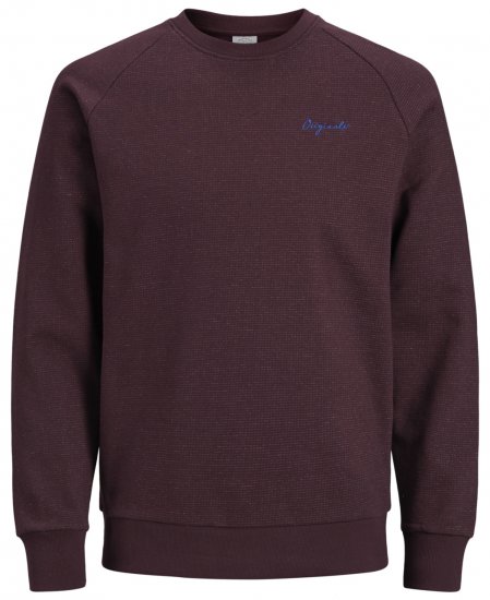 Jack & Jones Hide Sweatshirt Port Royal - Pulóverek & kapucnis pulóverek - Pulóverek & Kapucnis pulóver 2XL-12XL