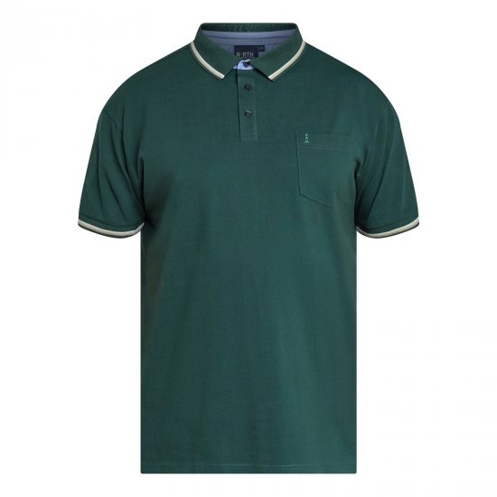 North Latitude Superflex Polo Zöld/Khaki - TALL pólóingek - TALL galléros pólók