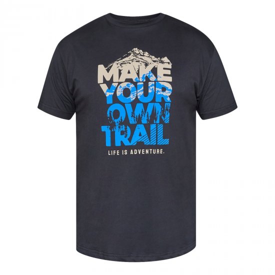 North Latitude Trail T-Shirt Fekete - Pólók - Nagyméretű pólók - 2XL-14XL