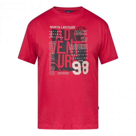 North Latitude Adventure 98 Graphic Tee Sárga/Narancs - TALL pólók - TALL Pólók