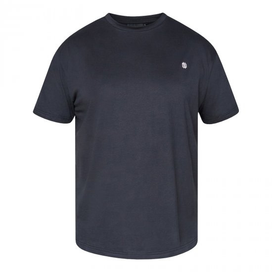North Latitude T-Shirt With Back Print Fekete - Pólók - Nagyméretű pólók - 2XL-14XL