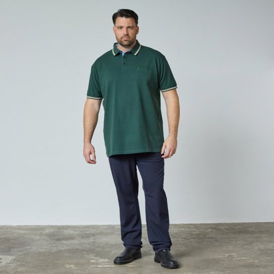 North Latitude Superflex Polo Zöld/Khaki - TALL pólóingek - TALL galléros pólók