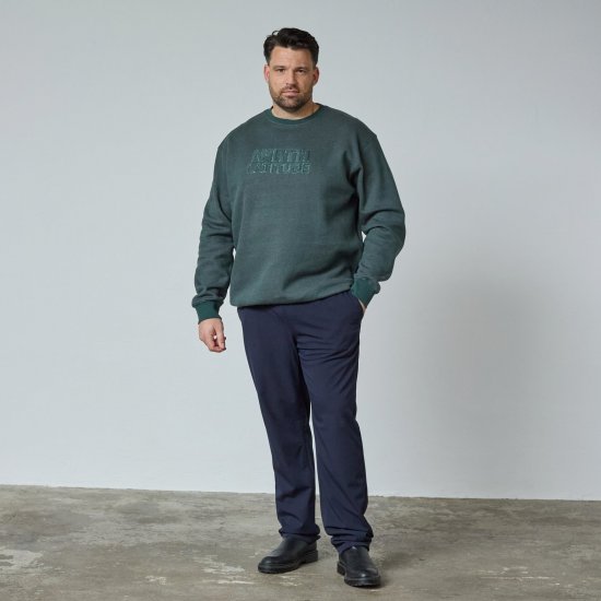 North Latitude Crewneck Logo Sweat Zöld/Khaki - TALL pulóverek - TALL pulóverek és kapucnis felsők