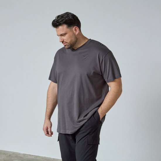 North Latitude Alpine Club T-Shirt Szürke/Antracit - Pólók - Nagyméretű pólók - 2XL-14XL