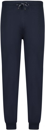 Adamo Jakob Pyjama Pants with Cuffs Navy - Alsónemű & strandruhák - Nagyméretű Alsónemű 2XL-8XL