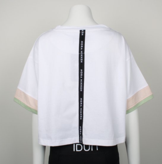Nora Mikken AGNES Crop Top White - Pólók - 