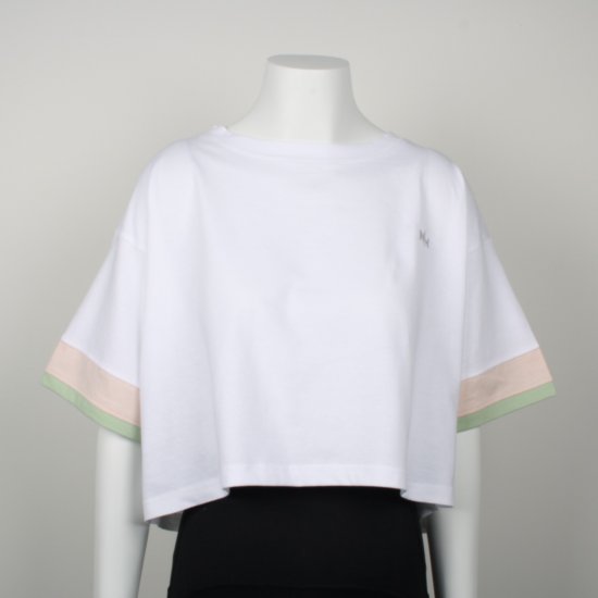 Nora Mikken AGNES Crop Top White - Pólók - 