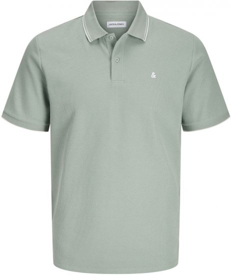 Jack & Jones AUSTIN CLASSIC Polo Iceberg Green - Pólóingek - Galléros Pólók 2XL-8XL - Pólóingek 2XL-8XL