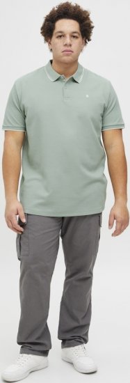 Jack & Jones AUSTIN CLASSIC Polo Iceberg Green - Pólóingek - Galléros Pólók 2XL-8XL - Pólóingek 2XL-8XL