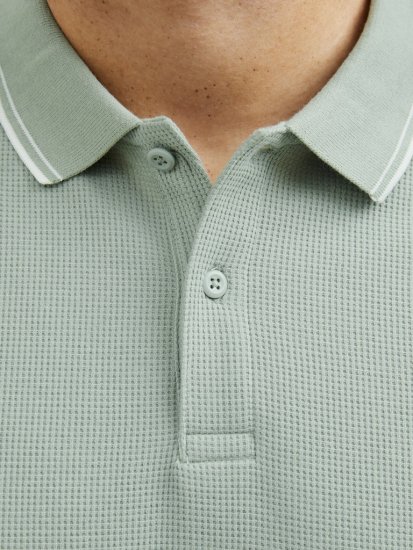 Jack & Jones AUSTIN CLASSIC Polo Iceberg Green - Pólóingek - Galléros Pólók 2XL-8XL - Pólóingek 2XL-8XL