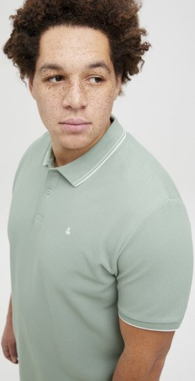 Jack & Jones AUSTIN CLASSIC Polo Iceberg Green - Pólóingek - Galléros Pólók 2XL-8XL - Pólóingek 2XL-8XL