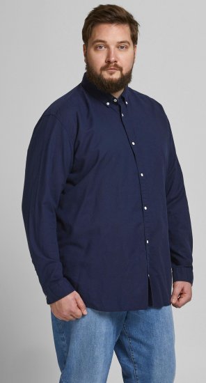 Jack & Jones Summer Shirt L/S Navy - Ingek - Ingek 2XL-10XL