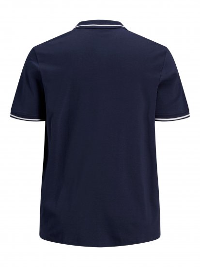 Jack & Jones Jersey Polo Navy - Pólóingek - Galléros Pólók 2XL-8XL - Pólóingek 2XL-8XL