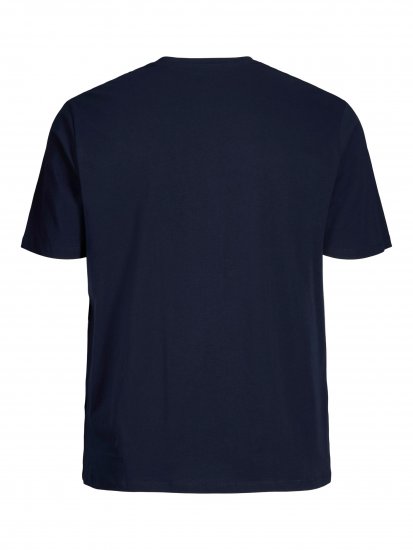 Jack & Jones Logo T-Shirt Navy - Pólók - Nagyméretű pólók - 2XL-14XL