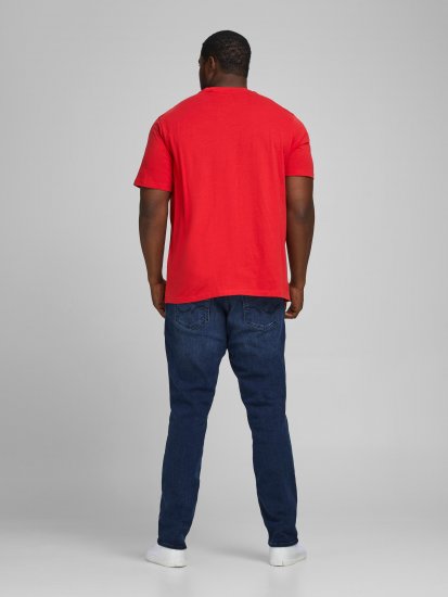 Jack & Jones Elogo T-Shirt True Red - Pólók - Nagyméretű pólók - 2XL-14XL